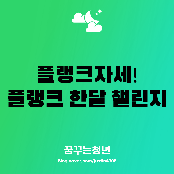 플랭크 한달 챌린지